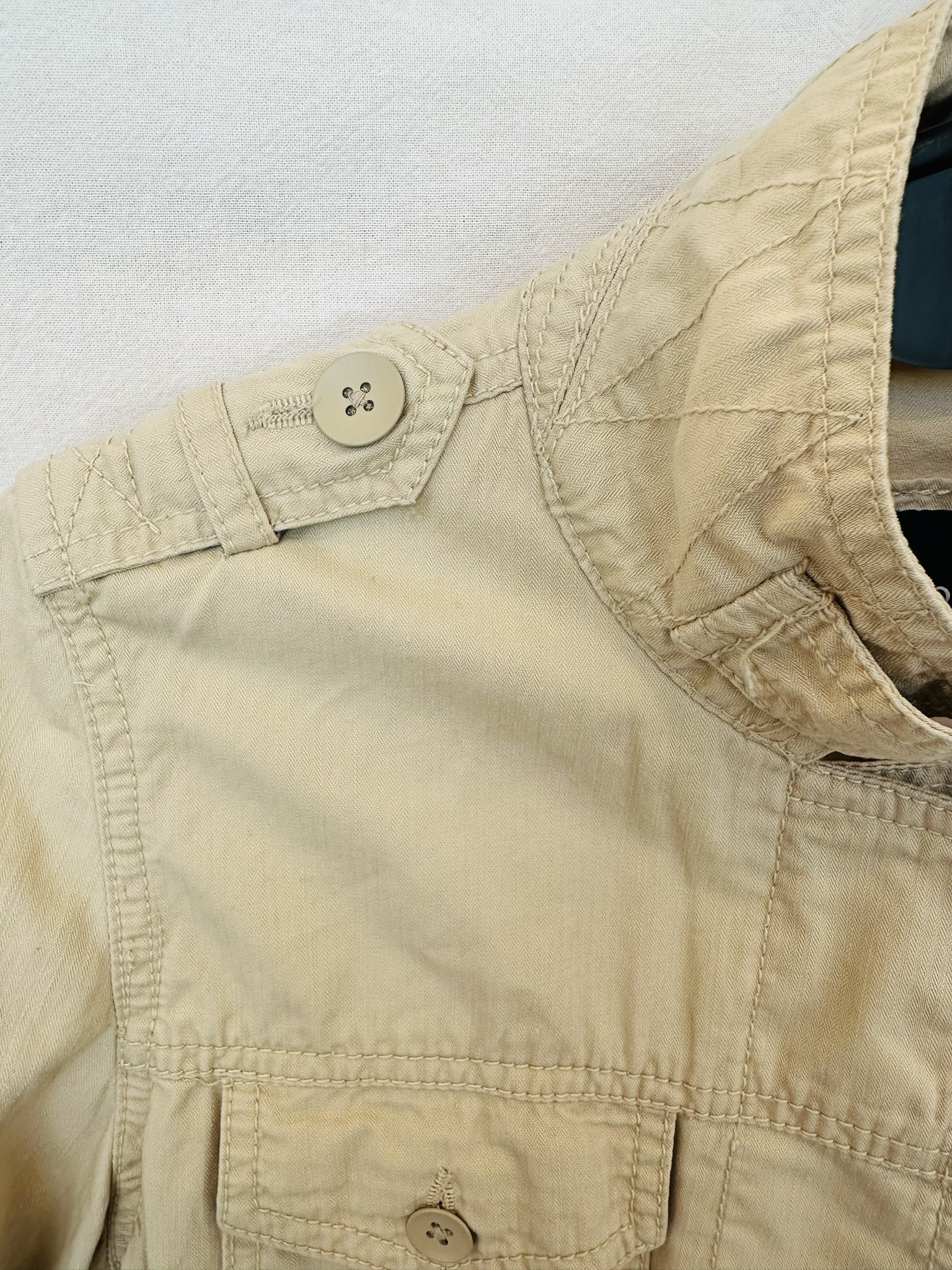CAMPERA GABARDINA BEIGE GAP (XS) - Imagen 2