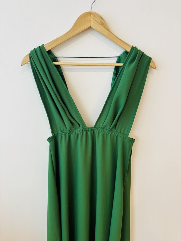 VESTIDO DE FIESTA VERDE PRISHA (M) - Imagen 2