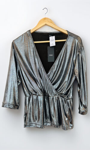 BLUSA PLATEADA ZHOUE (M)