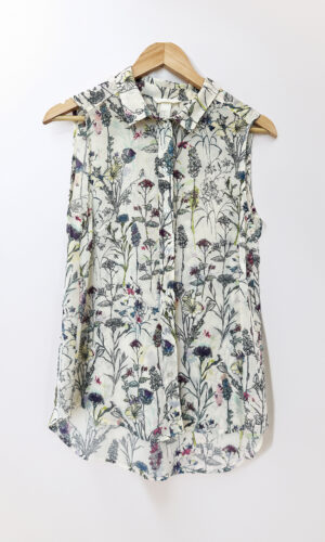 CAMISA SIN MANGAS ESTAMPADA HYM (M)