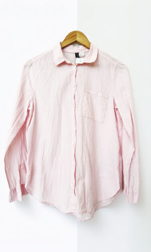 CAMISA ROSA DIVIDED H&M (M)