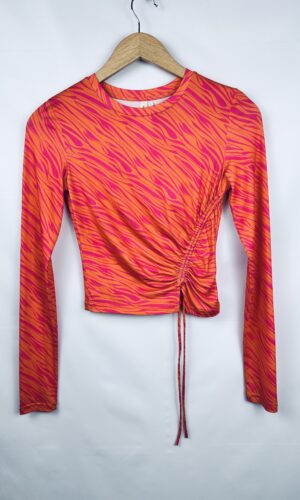CAMISETA NARANJA ESTAMPADA INDIAN EMPORIUM (S)