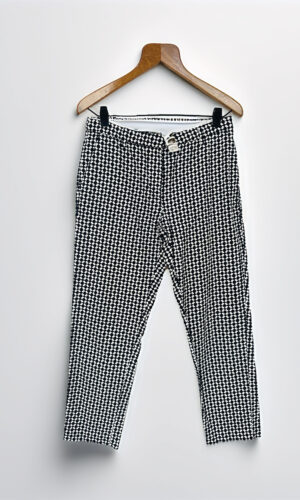 PANTALON ESTAMPADO B/N H&M (M)