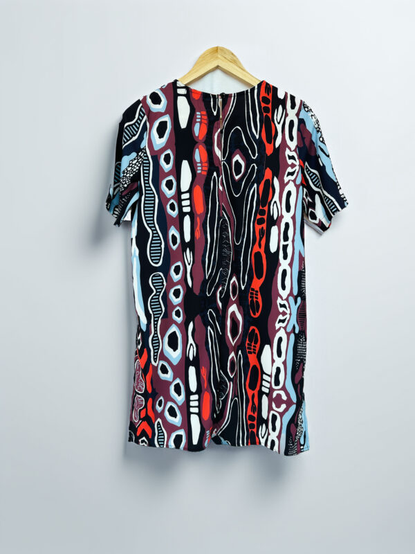 VESTIDO ESTAMPADO MANGAS CORTAS KOSIUKO (M) - Imagen 2