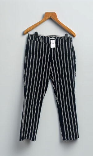 PANTALON RAYADO AZUL H&M (L)