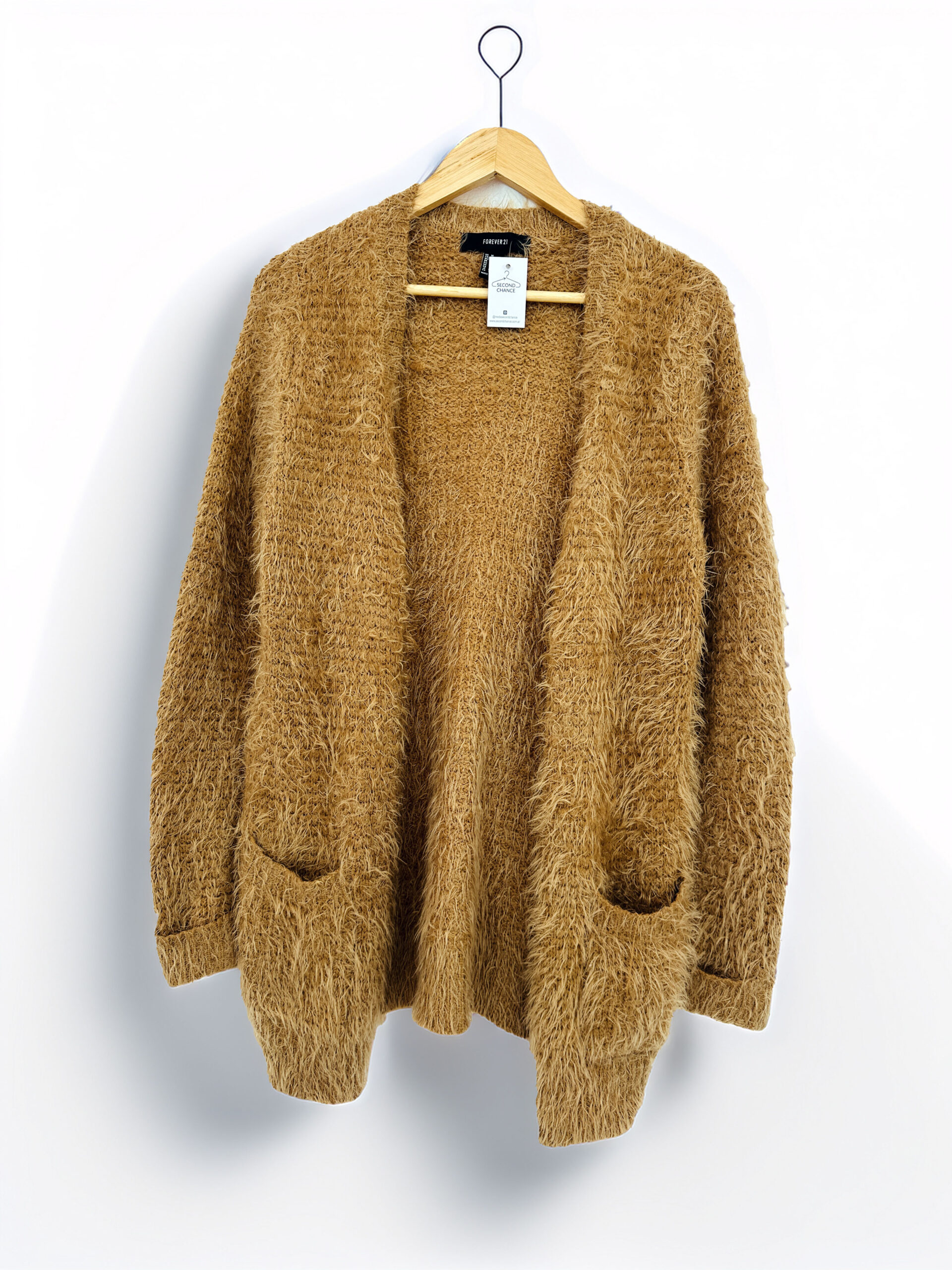 CARDIGAN PELUDITO MOKA FOREVER 21 (M)