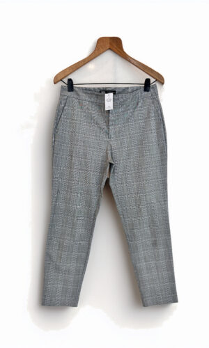 PANTALON DE VESTIR GRIS ZARA (M)