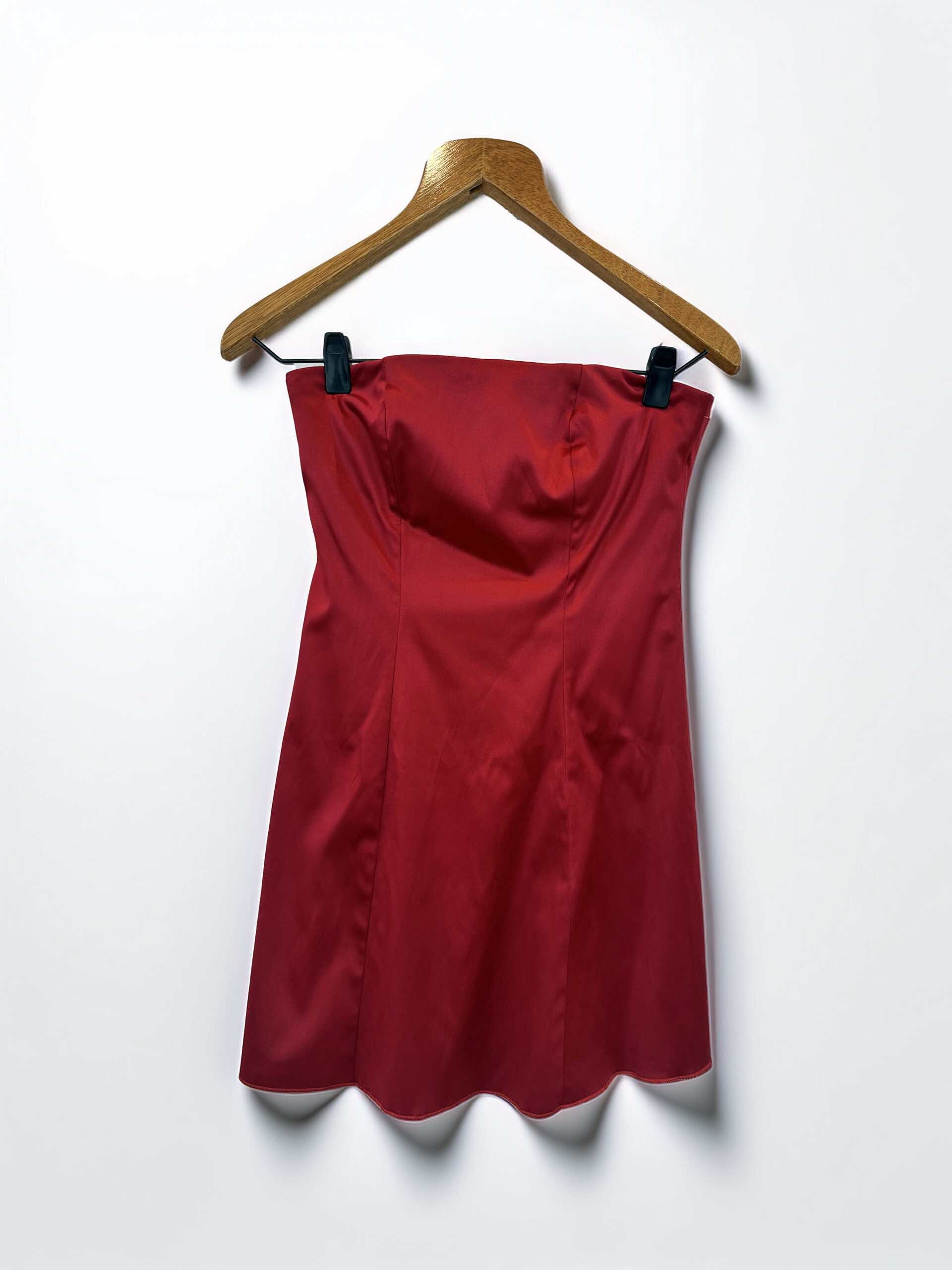 VESTIDO CORTO STRAPLESS LAS BLONDAS (S)