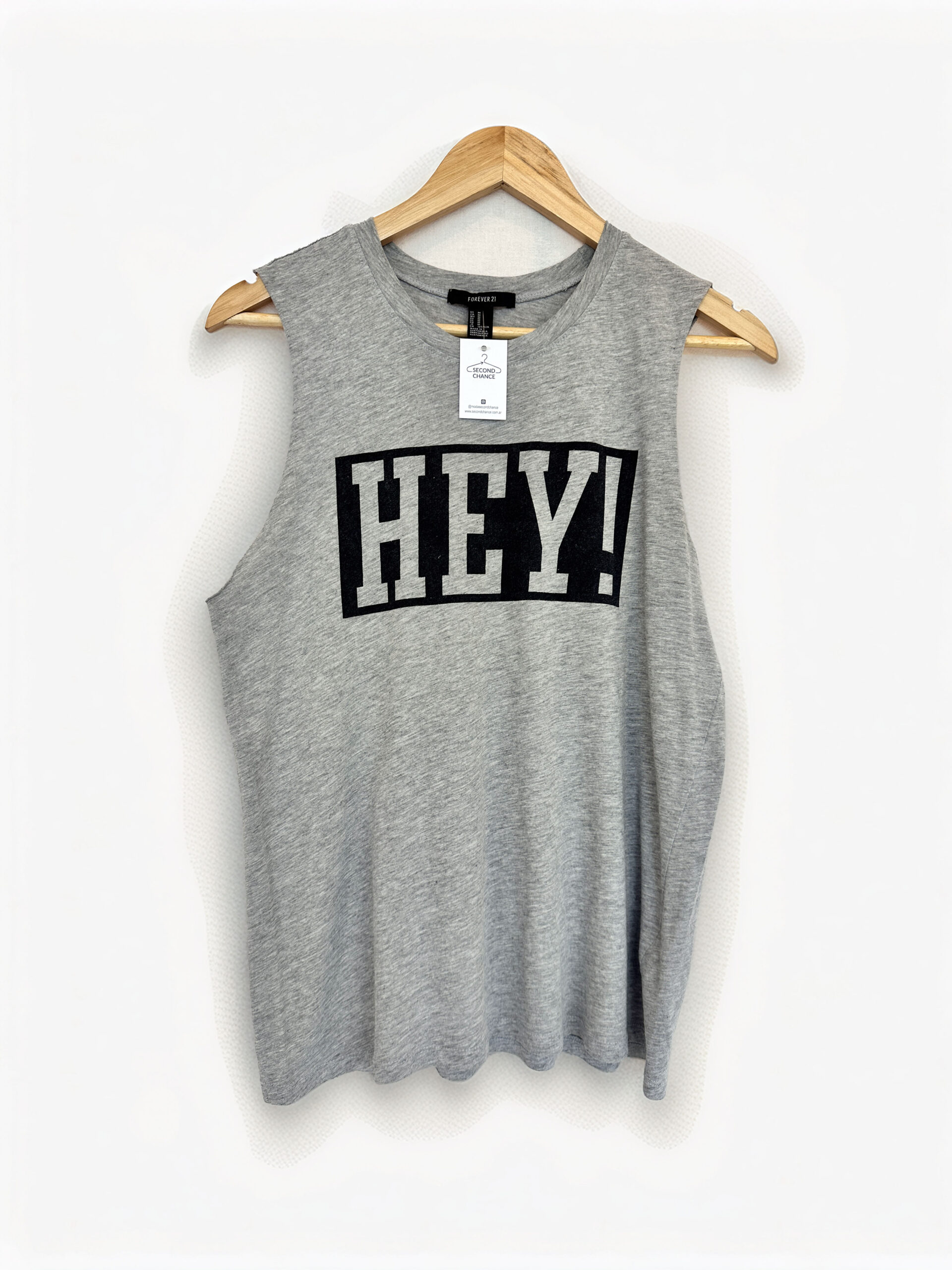 MUSCULOSA GRIS FOREVER 21 (M)