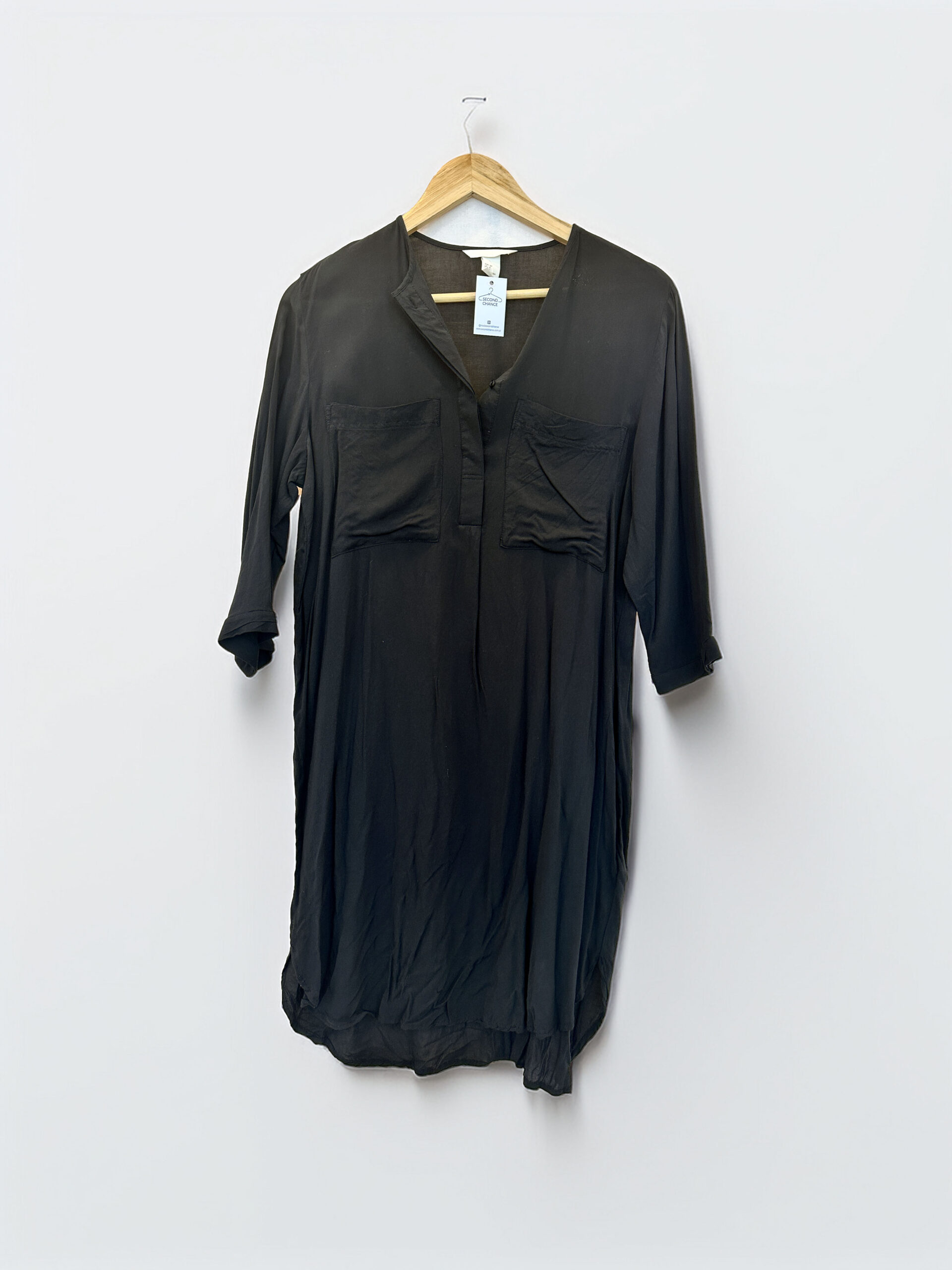 VESTIDO CORTO TUNICA H&M (M)