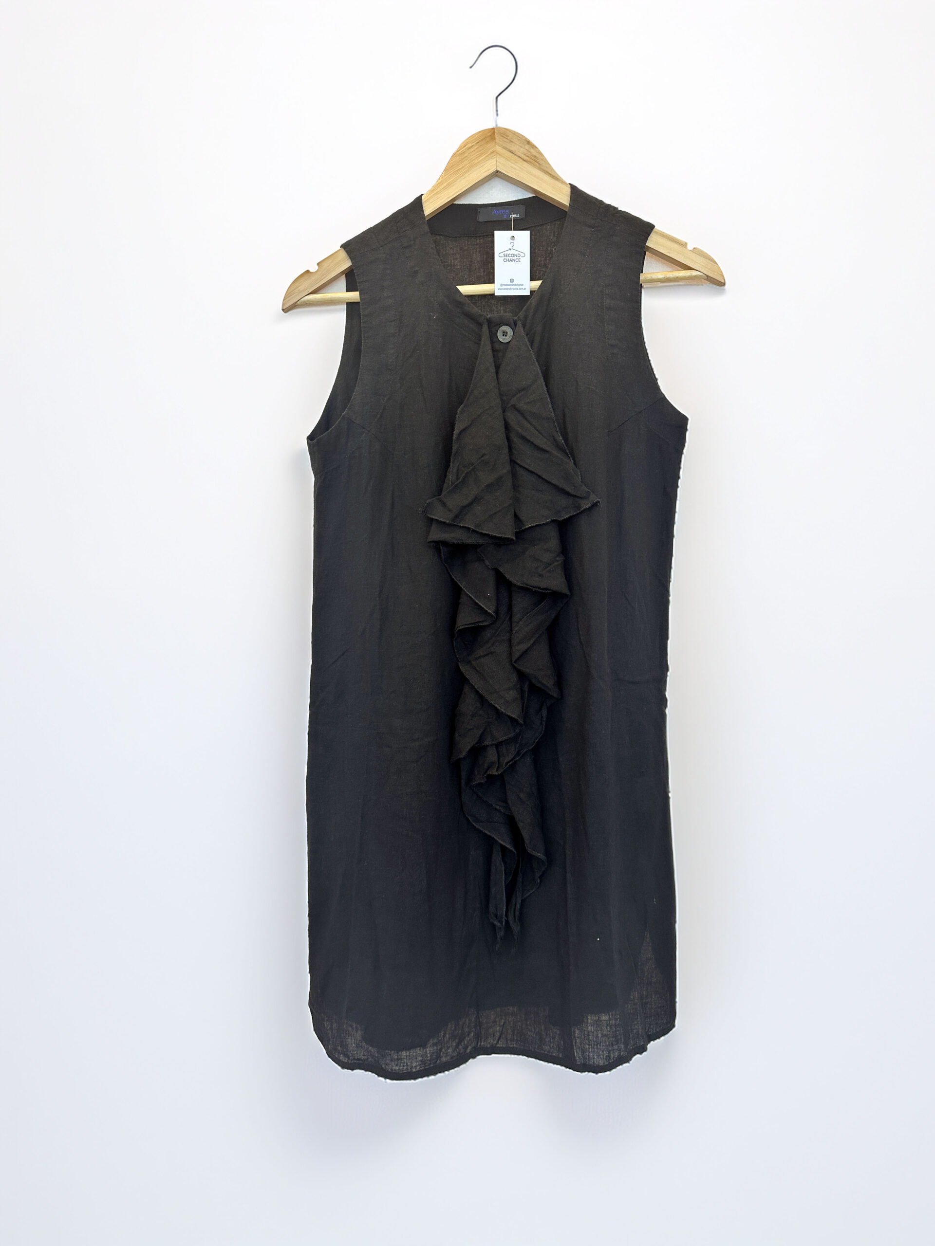VESTIDO CORTO NEGRO AYRES (XS)