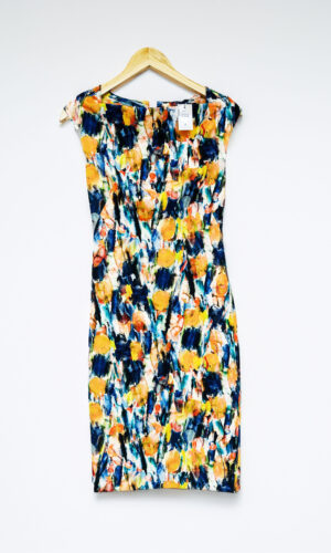 VESTIDO ESTAMPADO DE COLORES ZARA (XS)