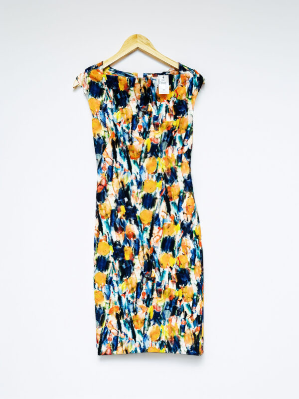 VESTIDO ESTAMPADO DE COLORES ZARA (XS)