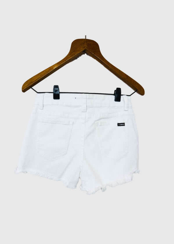 SHORT JEAN BLANCO TACHAS ST. MARIE (S) - Imagen 2