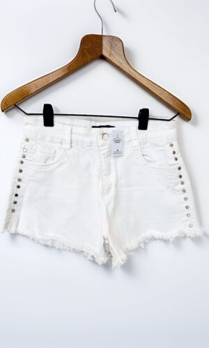 SHORT JEAN BLANCO TACHAS ST. MARIE (S)
