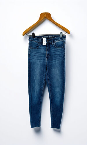 PANTALON CHUPIN AZUL AMERICAN EAGLE (XXS)