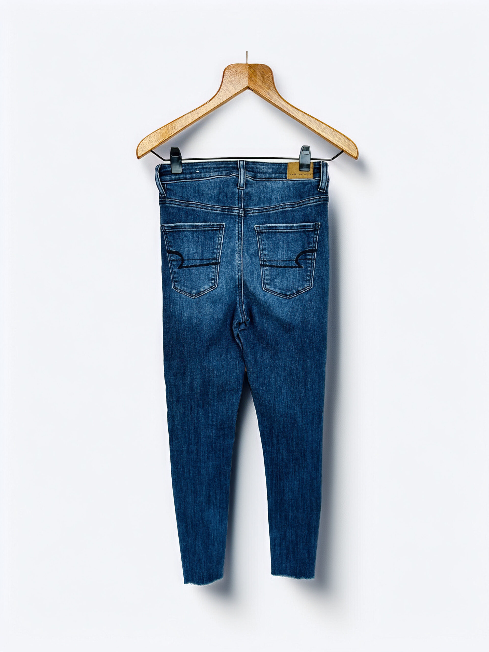 PANTALON CHUPIN AZUL AMERICAN EAGLE (XXS) - Imagen 2