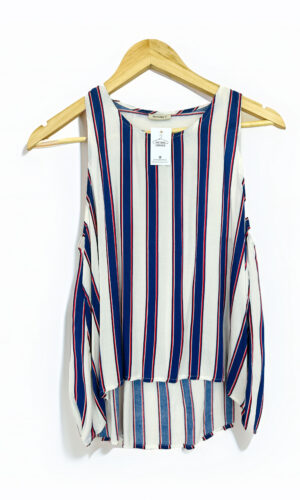 BLUSA SIN MANGA RAYADA WANAMA (M)