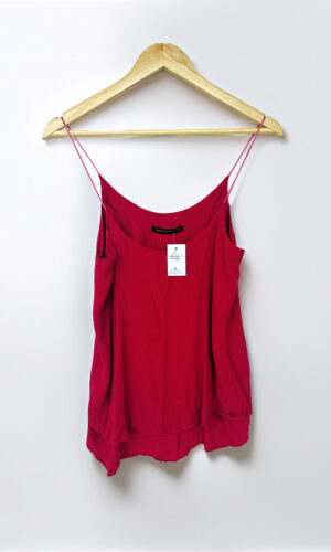 BLUSA SIN MANGA FUCSIA CUESTA BLANCA (XL)