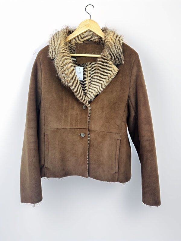 CAMPERA GAMUZA MARRON ENSIGN (M)