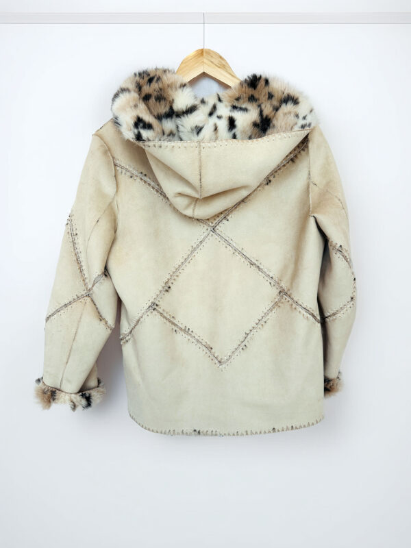 CAMPERA GAMUZA CREMA PAMELA MC COY ( XS) - Imagen 2