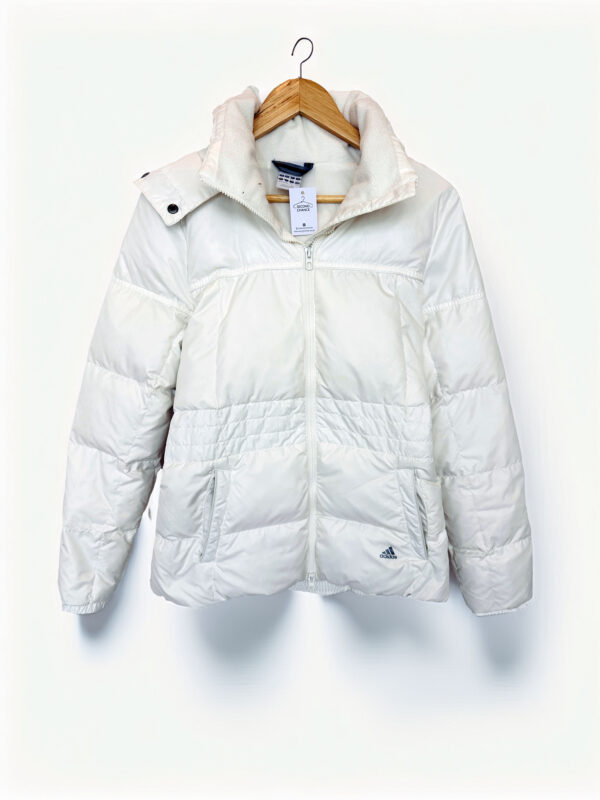 CAMPERA PUFFER BLANCA ADIDAS (S)