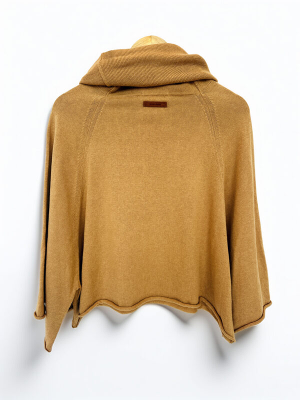 SWEATER PONCHO MARRON JAZMIN CHEBAR (L) - Imagen 2