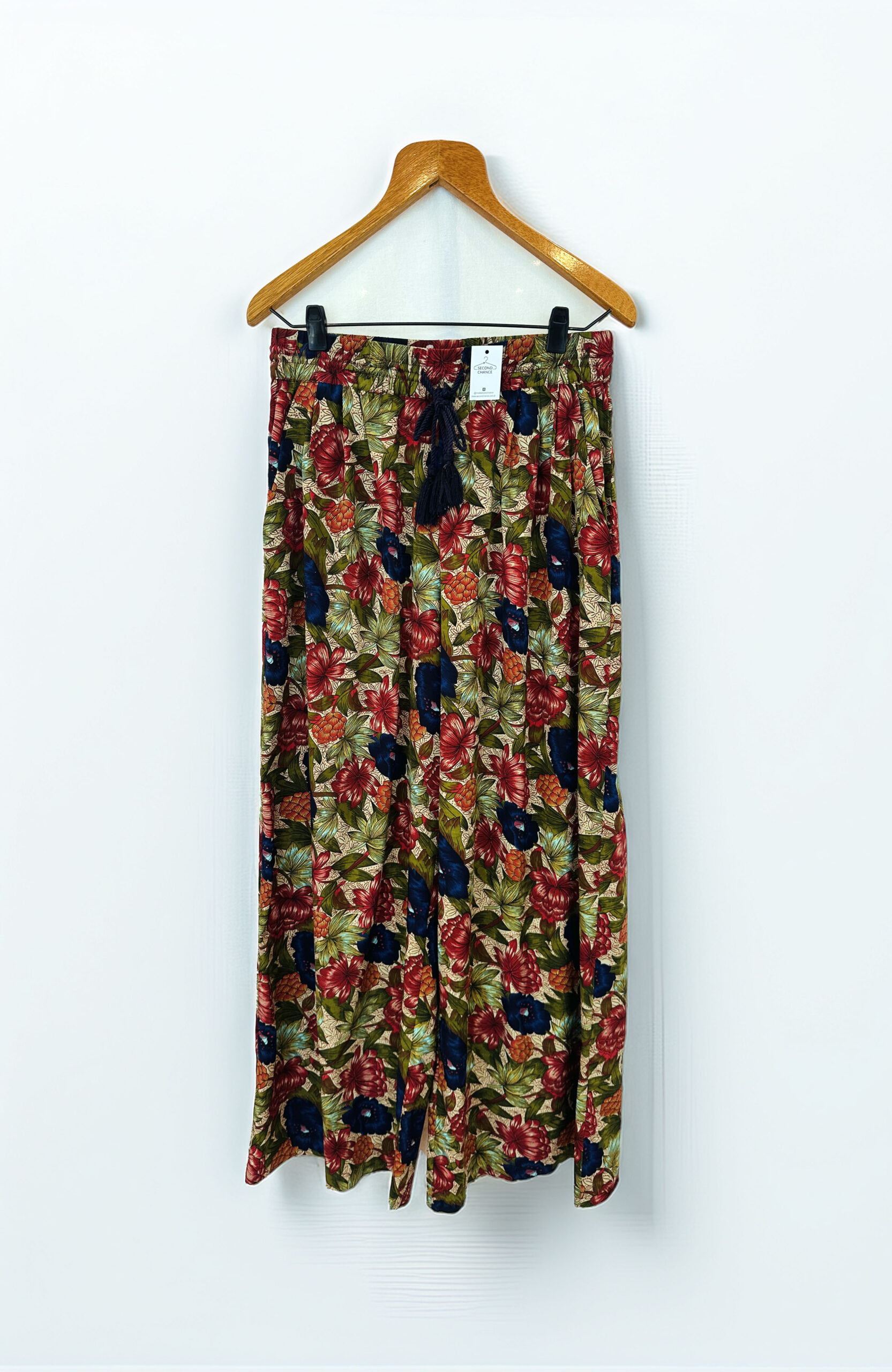 PANTALON LIVIANO ESTAMPADO ZARA (M)