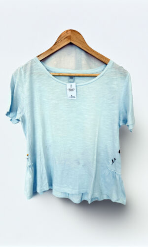 REMERA BASICA + BORDADO VER (M)