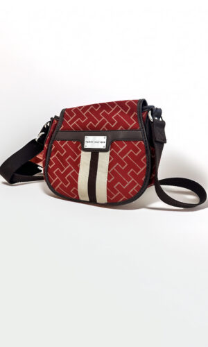 BANDOLERA ESTAMPADA ROJA TOMMY HILFIGER