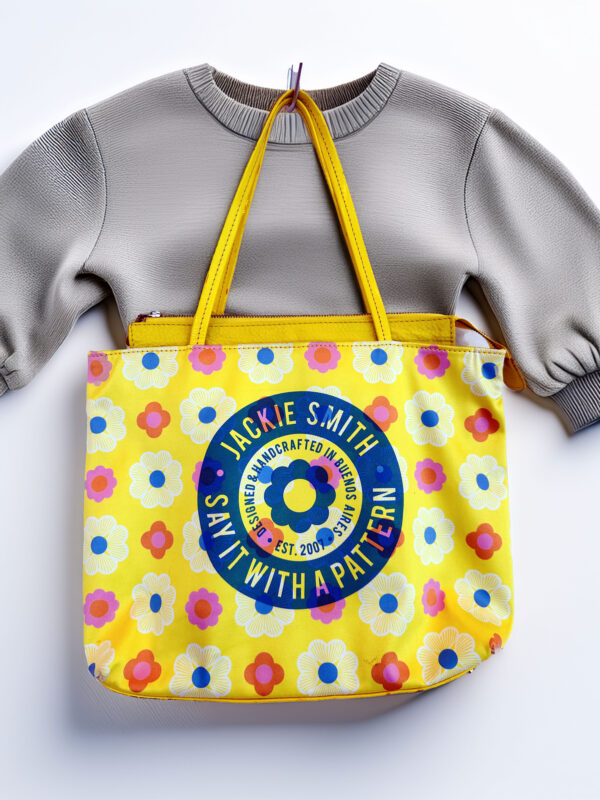 BOLSO AMARILLO FLORES JACKIE SMITH