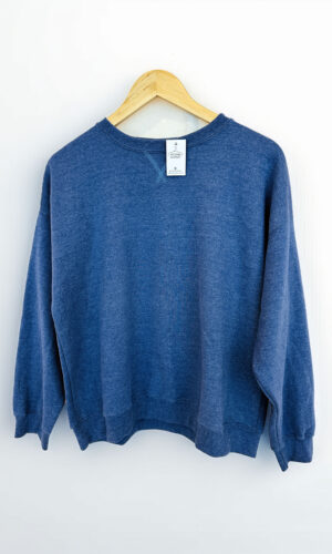 BUZO CUELLO REDONDO AZUL SIN MARCA (M)
