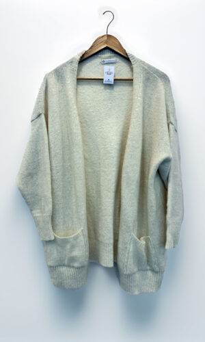 SWEATER LARGO CREMA MARGARITA POL (M)