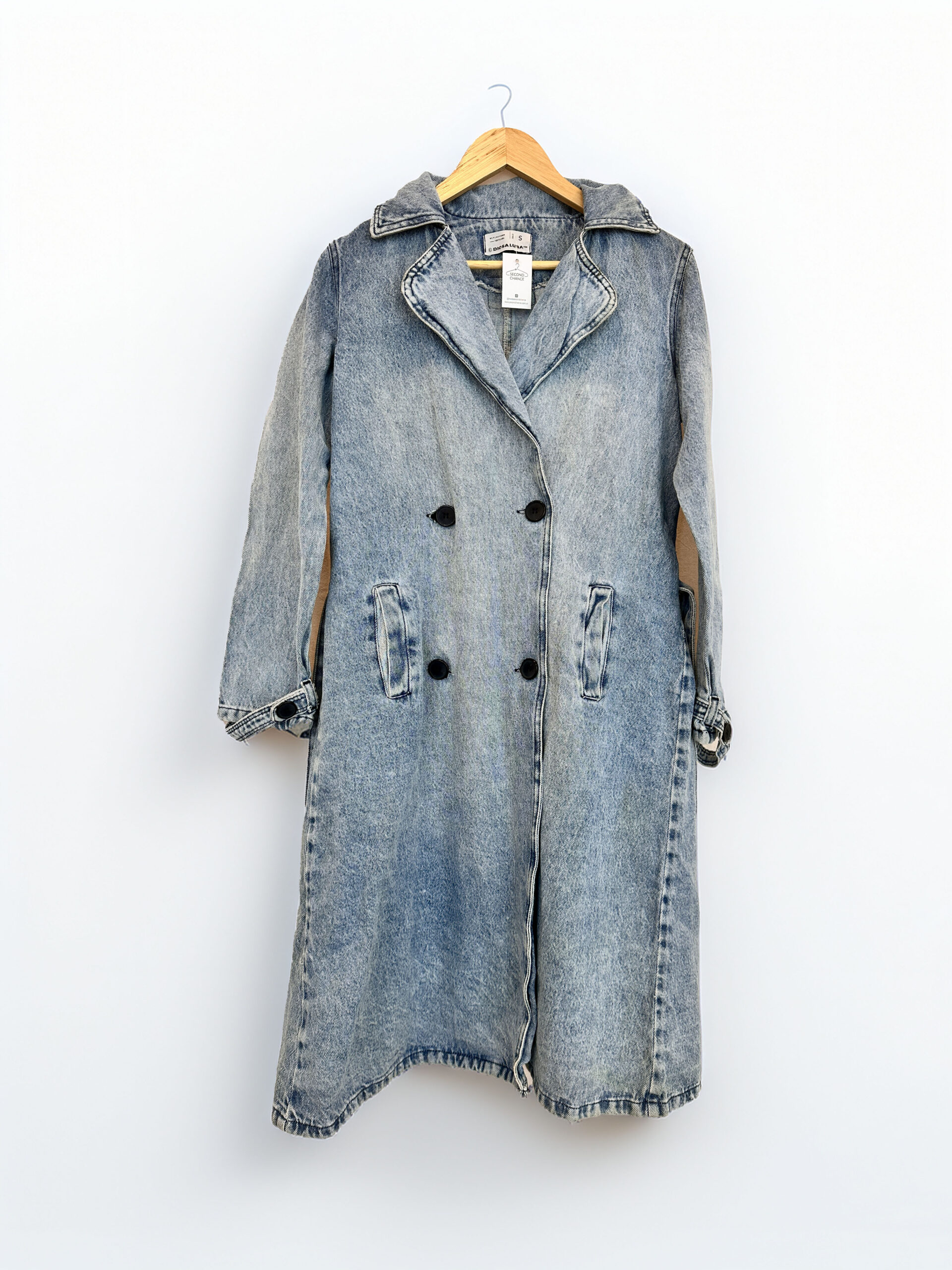 TRENCH JEAN AZUL DIOSA LUNA (S)