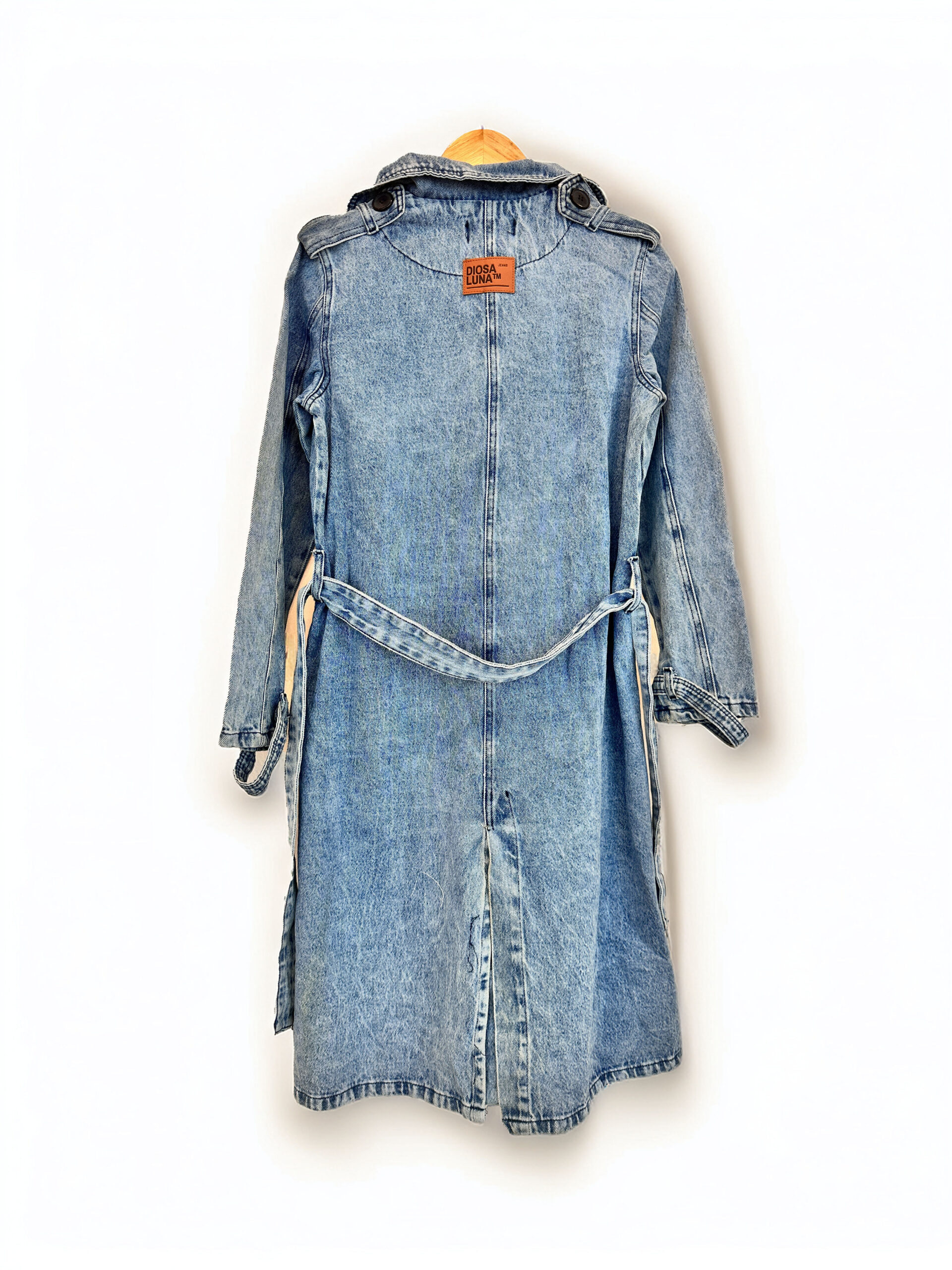 TRENCH JEAN AZUL DIOSA LUNA (S) - Imagen 2
