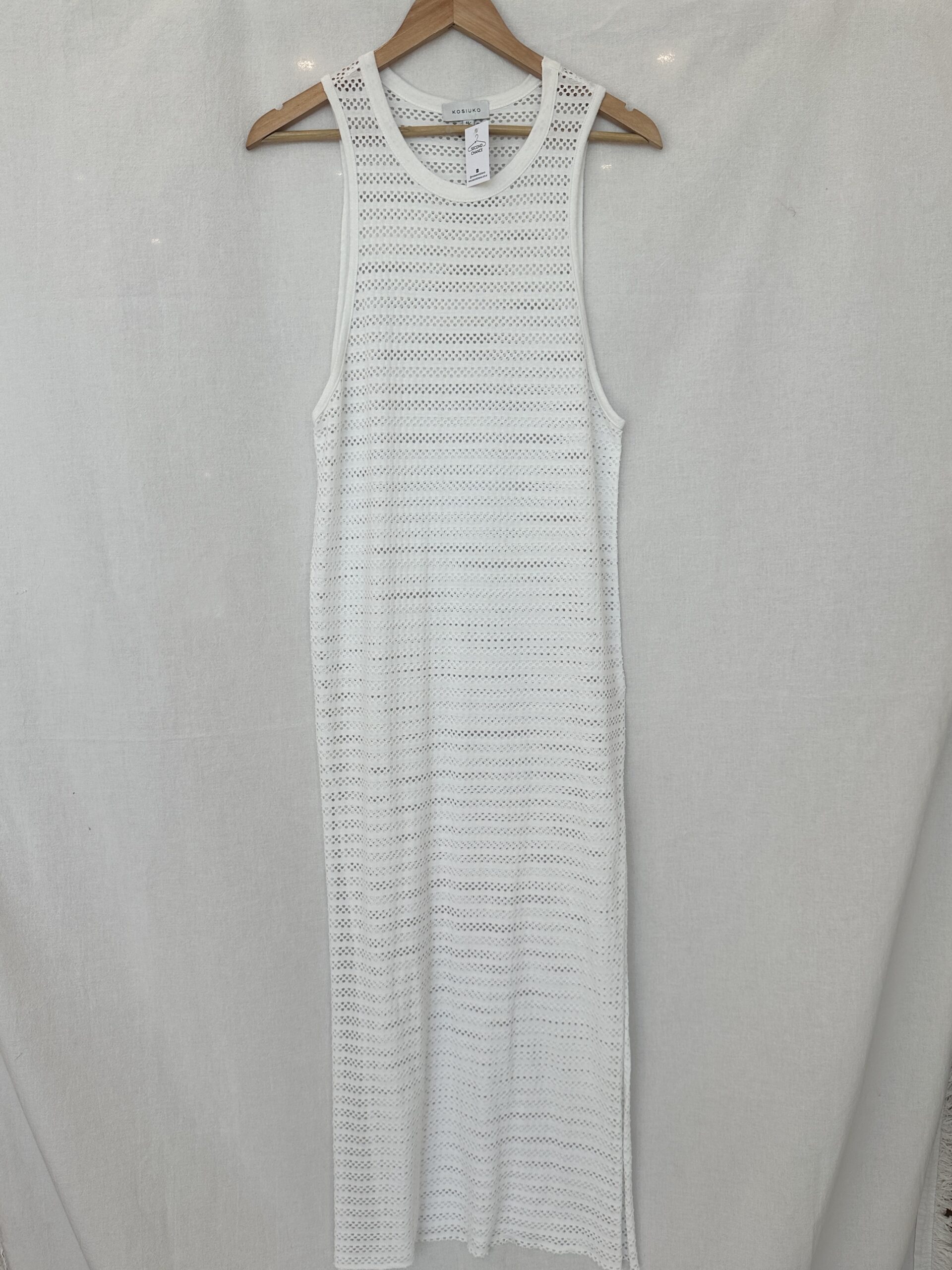 VESTIDO CALADO BLANCO KOSIUKO (M)