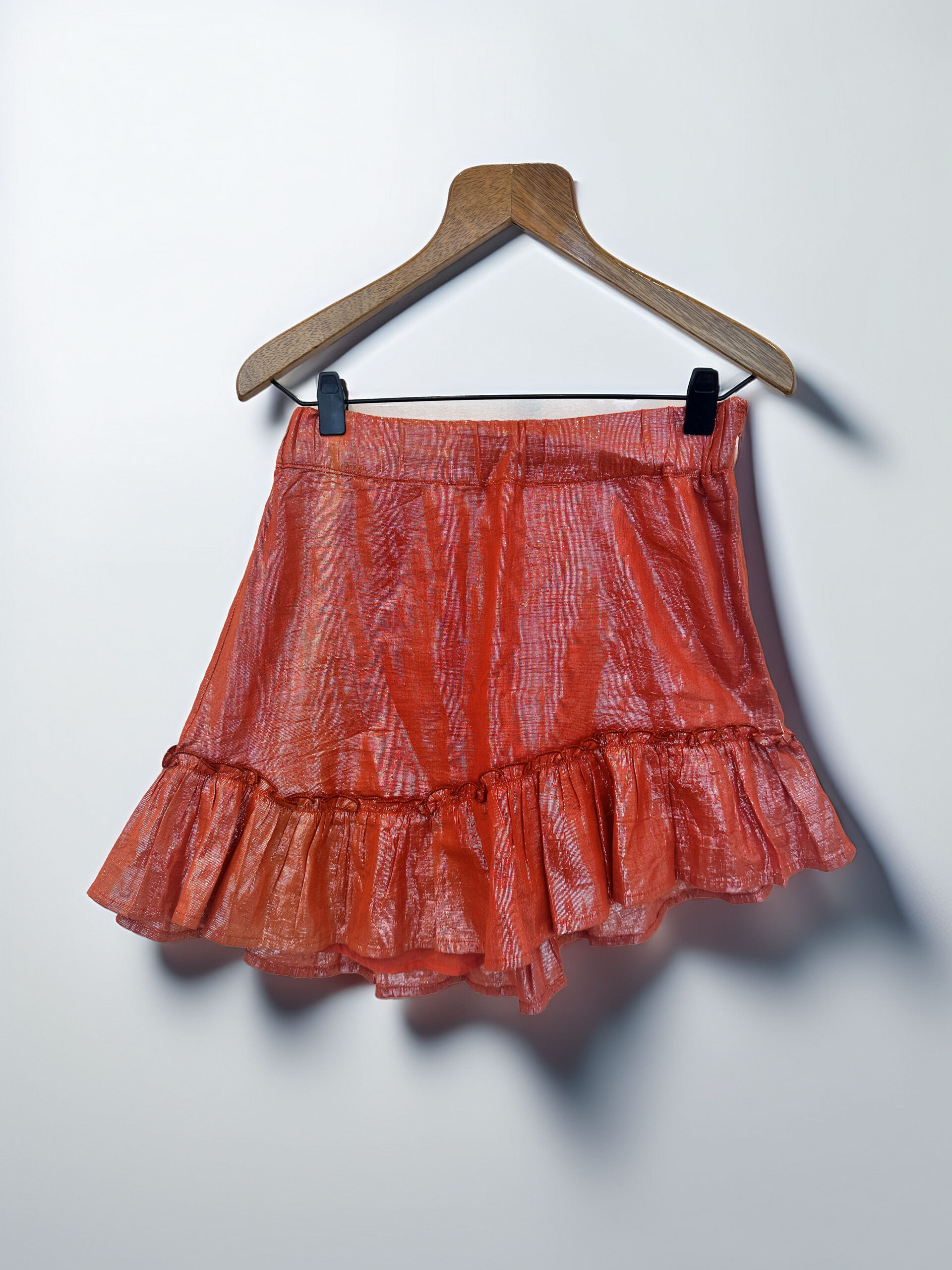 POLLERA LUREX ROJA MARIA CHER (1)