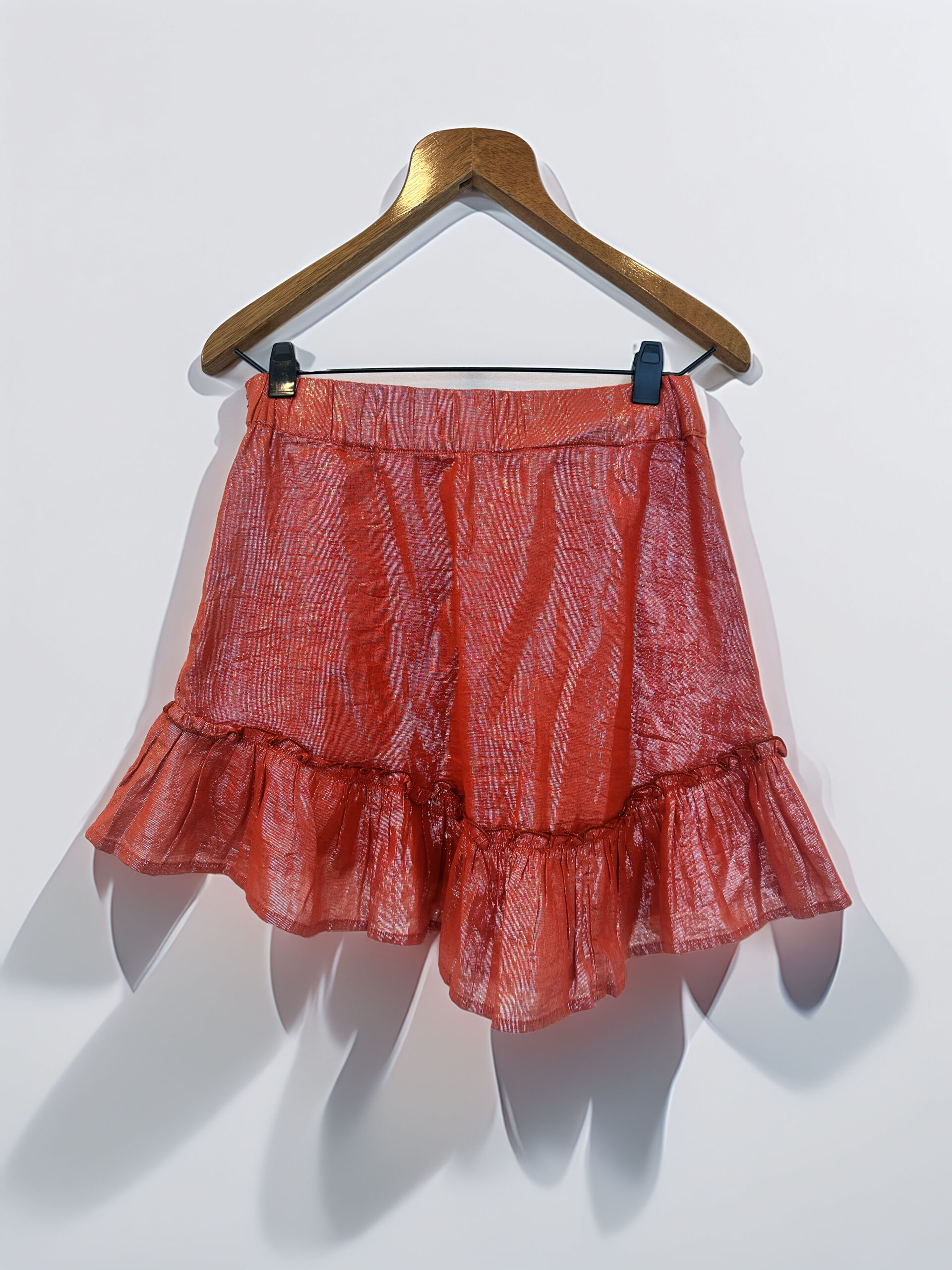 POLLERA LUREX ROJA MARIA CHER (1) - Imagen 2