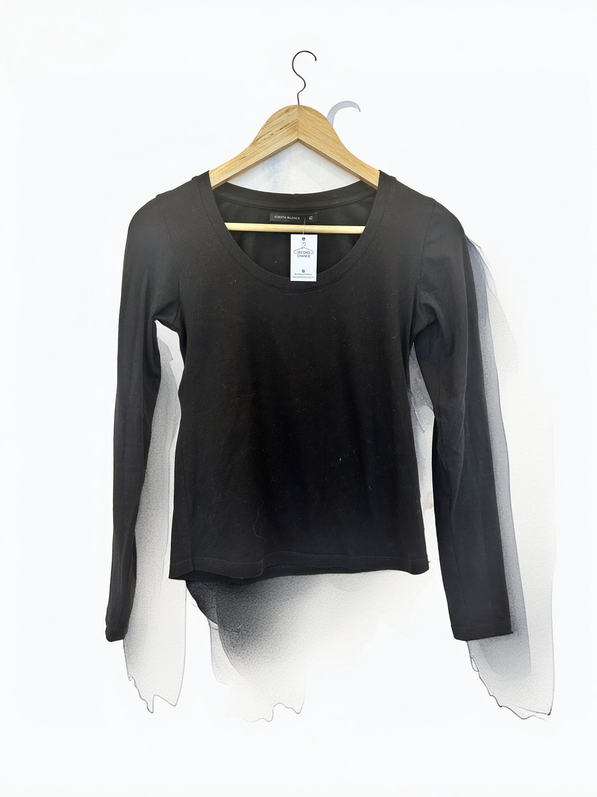 CAMISETA BASICA CUESTA BLANCA (L)