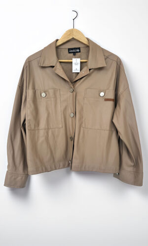 CHAQUETA ENGOMADA CAMEL MIRTA ARMESTO (M)