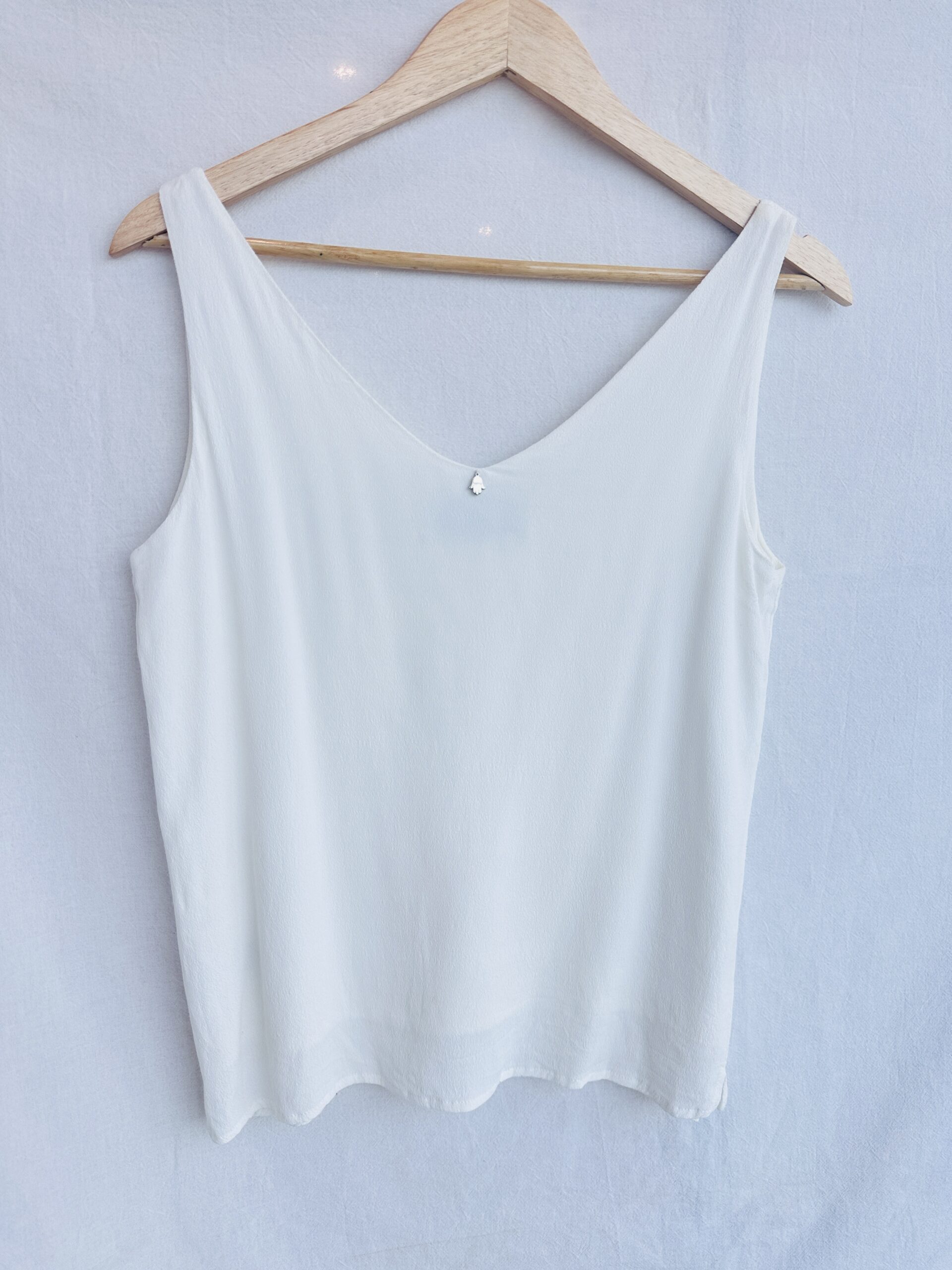 BLUSA MUSCULOSA BLANCA NAIMA (S) - Imagen 2