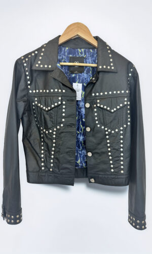 CHAQUETA CUERO TACHAS CLAIR (S)