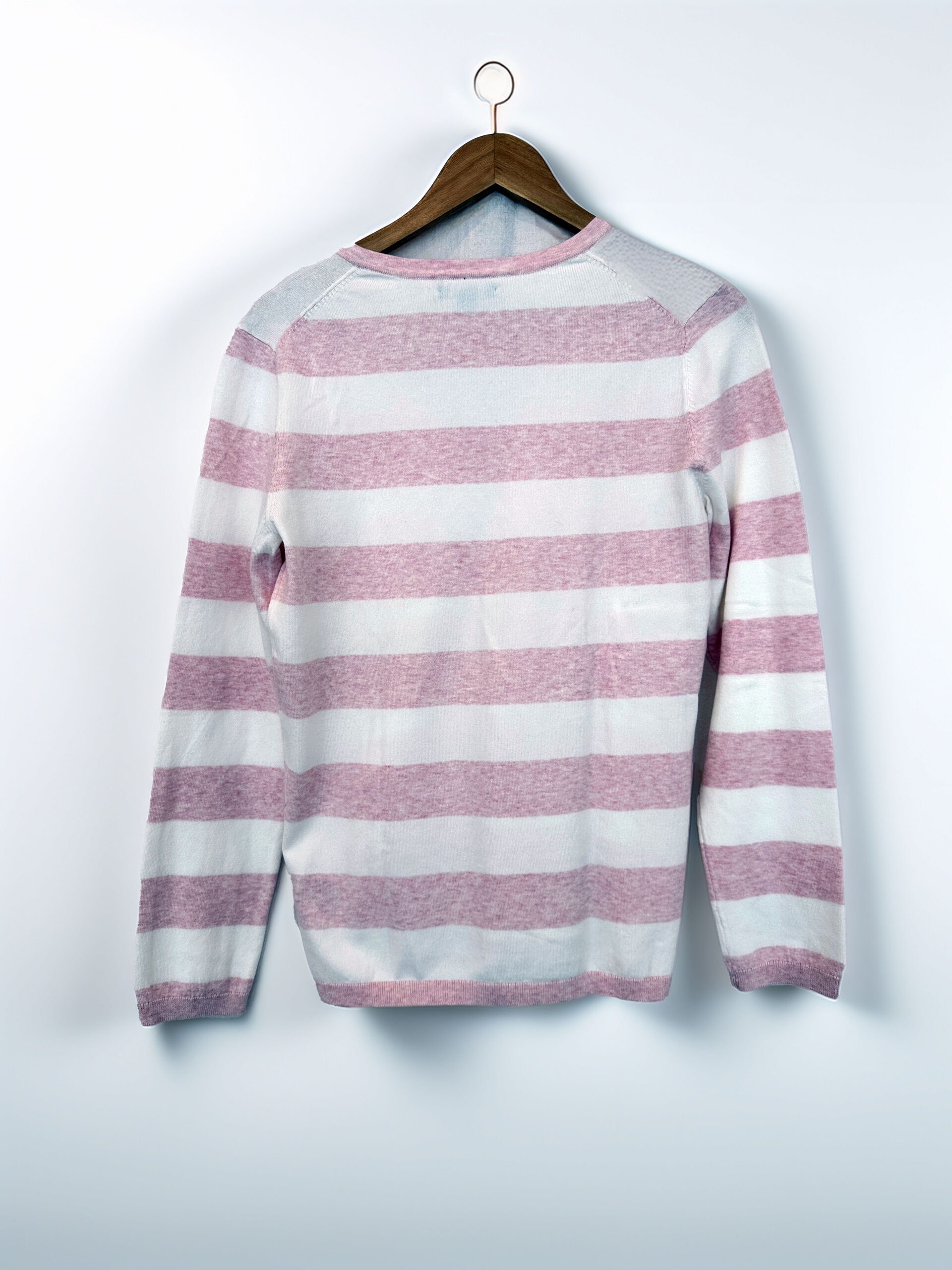 SWEATER LIVIANO RAYADO ROSA TOMMY (M) - Imagen 2