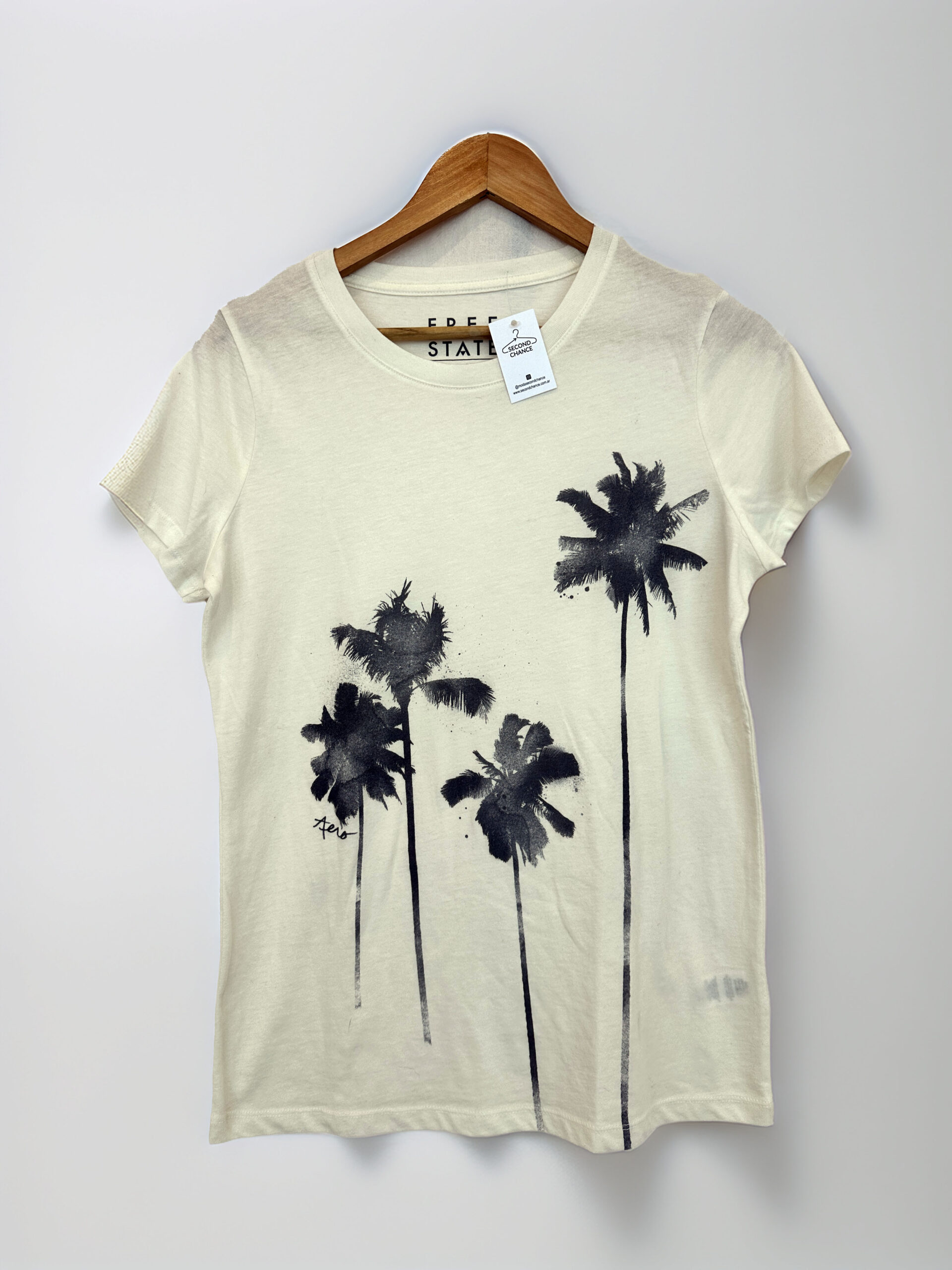 REMERA BLANCA FREE STATE (L)
