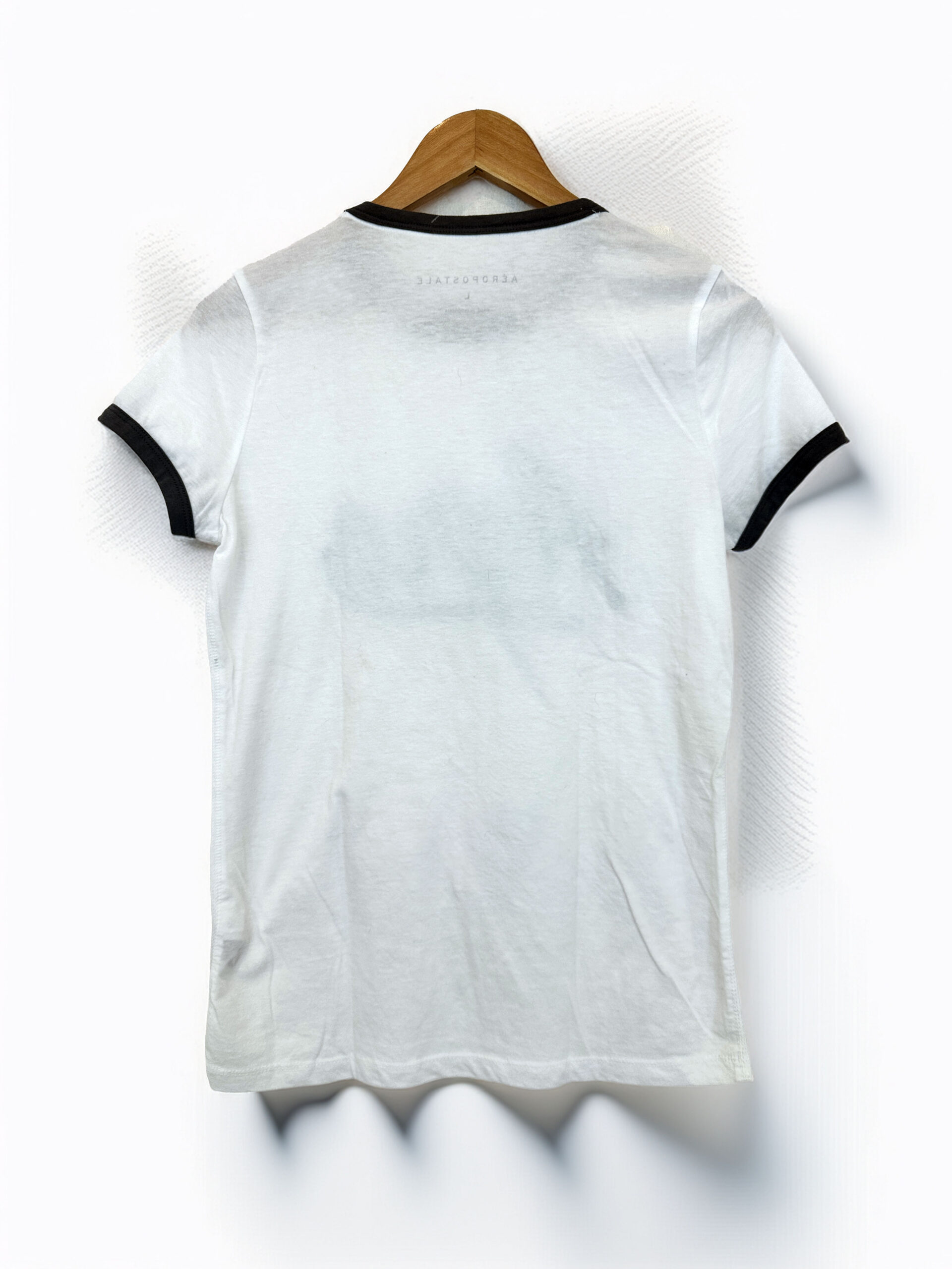REMERA BLANCA AEROPOSTALE (L) - Imagen 2