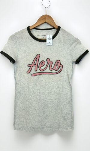 REMERA GRIS CLARITO AEROPOSTALE (M)