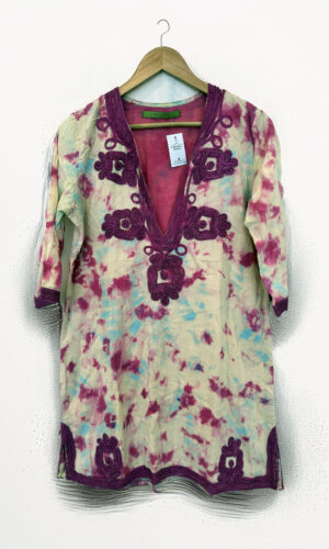 TUNICA ESTAMPADA FUCSIA RAPSODIA (L)