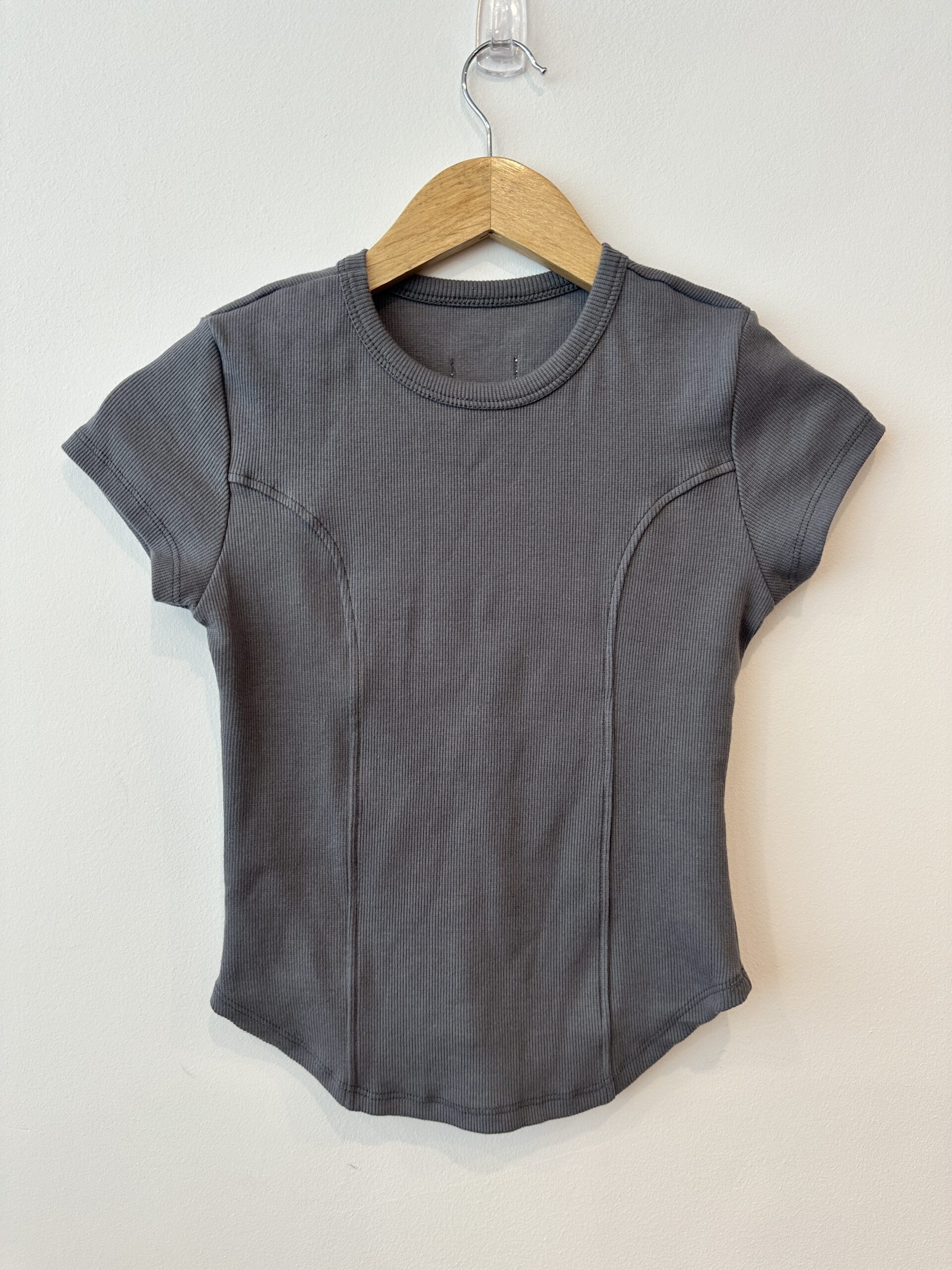 REMERA TOP GRIS COTTON CULTURE (XS)