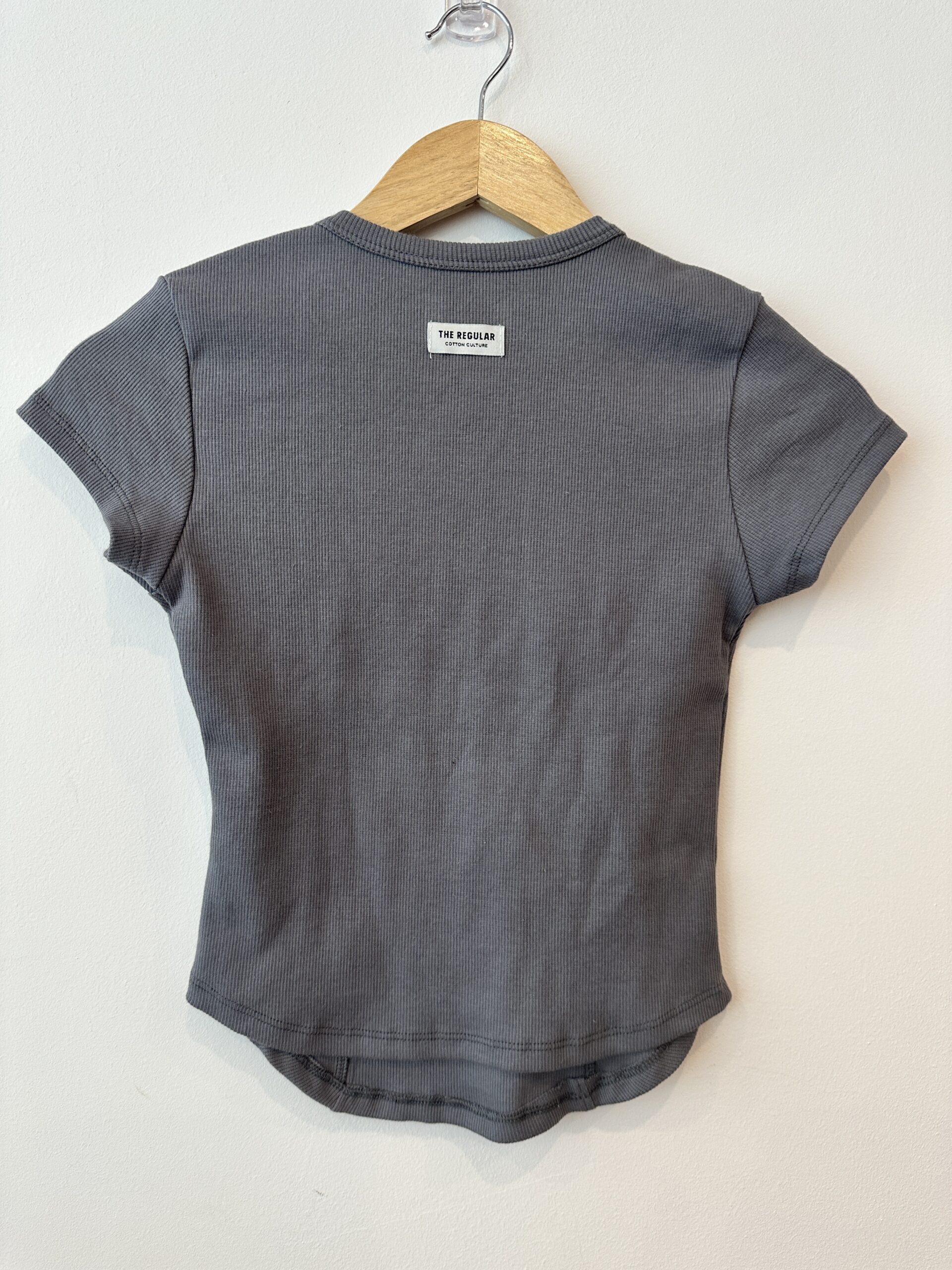 REMERA TOP GRIS COTTON CULTURE (XS) - Imagen 2