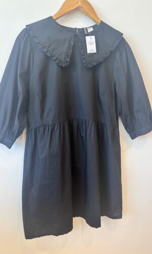 VESTIDO TIPO BABYDOLL NEGRO H&M DIVIDED (M)